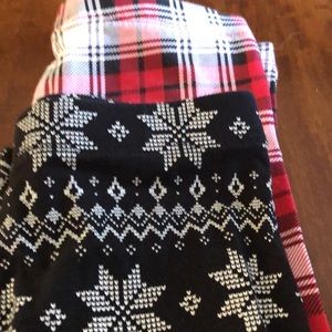Joe Fresh Holiday Leggings 4T (Bundle of 2)